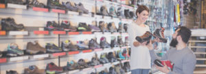 chaussures souples et impermeables